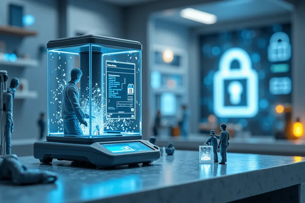 khả năng tùy chỉnh và tính bảo mật của cân phân tích