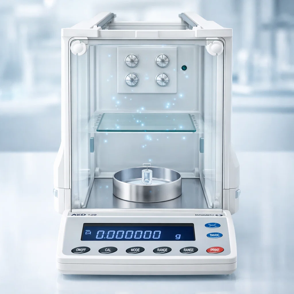 Cân vi lượng BM-20 A&D trong ảnh đại diện bài viết phòng thí nghiệm