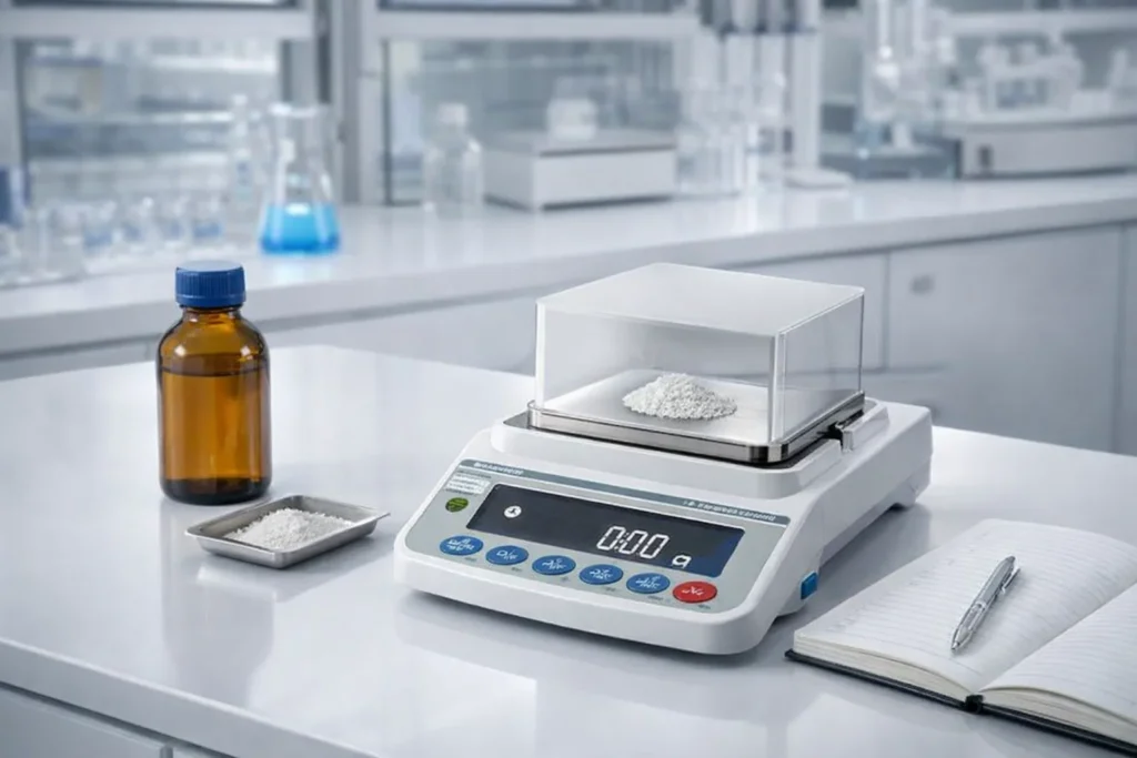 Model GF-3002A A&D trong khu vực kiểm soát chất lượng