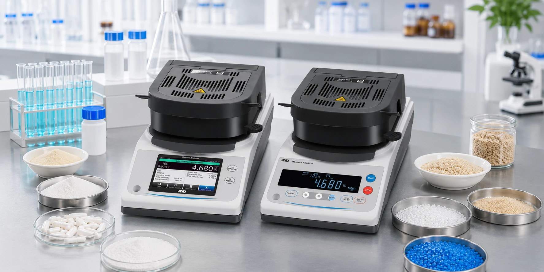 Lựa chọn model cân sấy ẩm A&D A/AT phù hợp cho QC và phòng lab