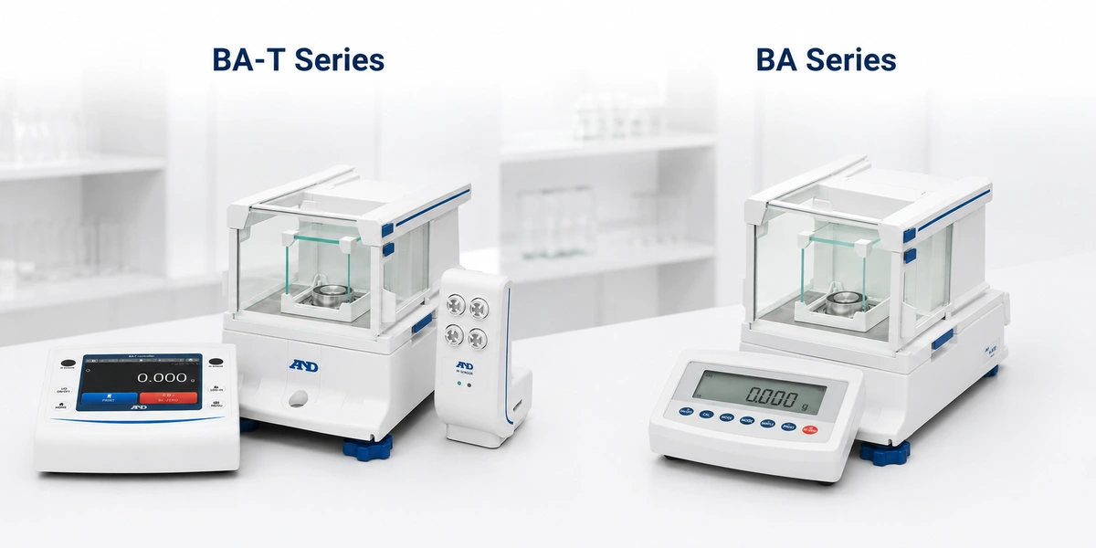 So sánh cân vi lượng A&D BA-T và BA Series